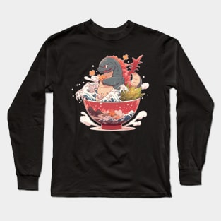 Godzilla - Gojira Ramen Long Sleeve T-Shirt